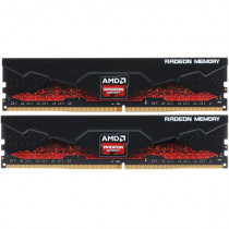 Комплект памяти AMD 16 Гб, 2 модуля DDR-4, 21300 Мб/с, CL16-18-18-36, 1.2 В, радиатор, 2666MHz, Radeon R7 Performance Series, 2x8Gb KIT (R7S416G2606U2K)