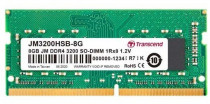 Память TRANSCEND 8 Гб, DDR-4, 25600 Мб/с, CL22, 1.2 В, 3200MHz, SO-DIMM (JM3200HSB-8G)