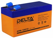 Аккумуляторная батарея DELTA ёмкость 1.2 Ач, напряжение 12 В, DTM12012 (DTM 12012)