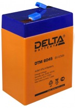 Аккумуляторная батарея DELTA ёмкость 4.5 Ач, напряжение 6 В, DTM6045 (DTM 6045)