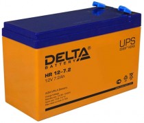 Аккумуляторная батарея DELTA ёмкость 7.2 Ач, напряжение 12 В, HR12-7.2 (HR 12-7.2)