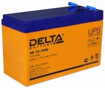 Аккумуляторная батарея DELTA BATTERY ёмкость 9 Ач, напряжение 12 В, HR12-34W (HR 12-34W)