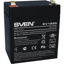 Аккумуляторная батарея SVEN ёмкость 5 Ач, напряжение 12 В, SV1250 (SV-0222005)