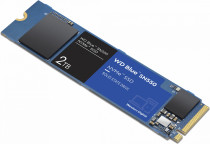 SSD накопитель WD 2 Тб, внутренний SSD, M.2, 2280, PCI-E x4, чтение: 2600 Мб/сек, запись: 1800 Мб/сек, TLC, Western Digital Blue SN550 (WDS200T2B0C)