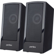 Акустическая система PERFEO 2.0, мощность 6 Вт, 180-20000 Гц, материал колонок: пластик, USB, Calibr Black (PF_A4426)