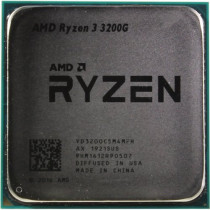Процессор AMD Socket AM4, Ryzen 3 3200G, 4-ядерный, 3600 МГц, Turbo: 4000 МГц, Picasso, Кэш L2 - 2 Мб, Кэш L3 - 4 Мб, Radeon Vega 8, 12 нм, 65 Вт, OEM + кулер (YD320GC5FIMPK)