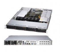 Сервер SUPERMICRO Single AMD EPYC 7002, 8 DIMMs, 2 PCI-E 4.0 x16 (FHFL) slots, 1 PCI-E 4.0* x16 (LP) slot, 4 Hot-swap 3.5