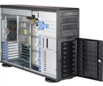 Серверная платформа SUPERMICRO 4U, 8x hot-swap 3.5 SATA3 drive bays, 2x AMD EPYC, 2x 10GBase-T LAN, 1280W Redundant PS Platinum (AS-4023S-TRT)