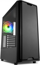 Корпус SHARKOON Midi-Tower, без БП, с окном, подсветка, USB 2.0, 2xUSB 3.0, SK3 RGB, чёрный (SK3-RGB)