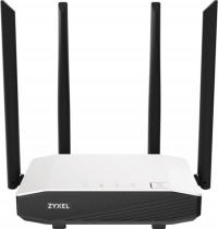 Маршрутизатор ZYXEL Wi-Fi роутер, 2.4/5 ГГц, стандарт Wi-Fi: 802.11ac, максимальная скорость: 1167 Мбит/с, 4xLAN 1000 Мбит/с (NBG6615-EU0101F)