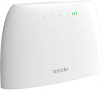 Маршрутизатор TENDA 4G/Wi-Fi роутер, 2.4 ГГц, стандарт Wi-Fi: 802.11n, максимальная скорость: 300 Мбит/с, 2xLAN 100 Мбит/с (Tenda 4G03)