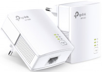 Powerline адаптер TP-LINK комплект, передача данных до 1000 Мбит/сек, 1x LAN (TL-PA7017 KIT)