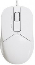 Мышь A4Tech Fstyler FM12S, белый , оптическая, 1200dpi , USB, 3 кнопки, silent (FM12S WHITE)