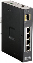 Коммутатор D-LINK неуправляемый, 5 портов Ethernet 1 Гбит/с, 1 uplink/стек/SFP (до 1 Гбит/с), поддержка PoE/PoE+ (DIS-100G-5PSW/A1A)