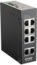 Коммутатор D-LINK неуправляемый, 8 портов Ethernet 100 Мбит/сек (DIS-100E-8W/A1A)