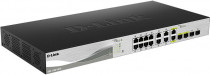 Коммутатор D-LINK управляемый, уровень 3, 14 портов Ethernet 10/100/1000/10000 Мбит/с, 4 uplink/стек/SFP (до 10 Гбит/с), установка в стойку, 128 МБ встроенная память (DXS-1100-16TC/A1A)