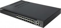 Коммутатор EDGE-CORE управляемый, 16 портов Ethernet 10 Гбит/с, 2 uplink/стек/SFP (до 40 Гбит/с), установка в стойку, USB-порт, 1024 МБ встроенная память, 2048 МБ RAM (ECS5520-18X)
