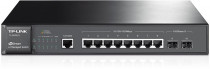 Коммутатор TP-LINK управляемый, уровень 2, 8 портов Ethernet 1 Гбит/с, 2 uplink/стек/SFP (до 1 Гбит/с) (TL-SG3210)