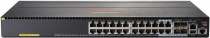 Коммутатор HPE управляемый, уровень 3, 24 порта Ethernet 1 Гбит/с, установка в стойку, USB-порт, поддержка PoE/PoE+, Aruba 2930M 24G PoE+ 1-slot Switch (JL320A)