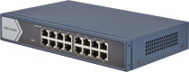 Коммутатор HIKVISION неуправляемый, 16 портов Ethernet 1 Гбит/с (DS-3E0516-E(B))