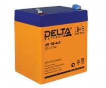 Аккумуляторная батарея DELTA ёмкость 4.5 Ач, напряжение 12 В, HR12-4.5 (HR 12-4.5)
