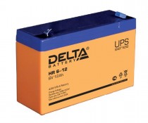 Аккумуляторная батарея DELTA ёмкость 12 Ач, напряжение 6 В, HR6-12 (HR 6-12)