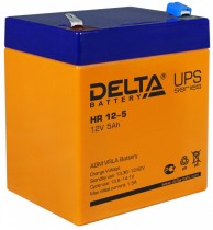 Аккумуляторная батарея DELTA BATTERY ёмкость 5 Ач, напряжение 12 В, HR12-5 (HR 12-5)