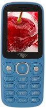 Мобильный телефон ITEL 2.4 240x320, 32MB RAM, 32MB, up to 32GB flash, 0,3Mpix, 2 Sim, GSM 900/1800, BT, FM, Micro-USB, 1200mAh, 95g, 131 ммx54,5 ммx11,7 мм (IT5026 Blue)