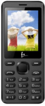 Мобильный телефон F+ 2.4 240х320, 32MB RAM, 32MB, up to 16GB flash, 0.08Mpix, 2 Sim, BT v2.1, Micro-USB, 1000mAh, 104g, 125 ммx53 ммx9,2 мм (S240 Dark Grey)