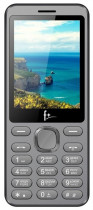 Мобильный телефон F+ 2.4, 32MB RAM, 32MB, up to 16GB flash, 0,3Mpix, 2 Sim, Micro-USB, 1000mAh, 134,8 ммx67 ммx9,5 мм (S286 Dark Grey)