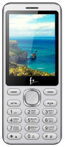 Мобильный телефон F+ 2.4, 32MB RAM, 32MB, up to 16GB flash, 0,3Mpix, 2 Sim, Micro-USB, 1000mAh, 134,8 ммx67 ммx9,5 мм (S286 Silver)