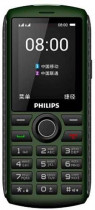Мобильный телефон PHILIPS E218 Xenium 32Mb зеленый моноблок 2Sim 2.4