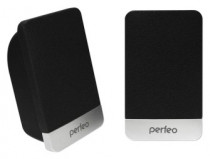 Акустическая система PERFEO 2.0, мощность 3 Вт, 200-20000 Гц, материал колонок: пластик, USB, Monitor Black (PF_4830/PF-2079)