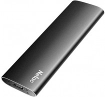 Внешний SSD диск NETAC 500 Гб, USB Type-C, чтение: 520 Мб/сек, запись: 480 Мб/сек, Z Slim (NT01ZSLIM-500G-32BK)