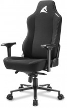 Кресло SHARKOON Skiller SGS40 fabric чёрное (ткань, 4D, газлифт 4 кл.) (SGS40-F-BK)