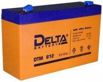 Аккумуляторная батарея DELTA ёмкость 12 Ач, напряжение 6 В, DTM612 (DTM 612)