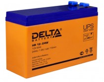 Аккумуляторная батарея DELTA ёмкость 6 Ач, напряжение 12 В (DELTA HR12-24W)