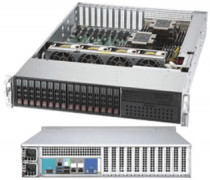 Серверная платформа SUPERMICRO Barebone 2U/MB X11DPX-T/Dual Socket P Intel® Xeon®/16 DIMMs up to4TB/2 PCI-E 3.0x16 slots,4 PCI-E 3.0 x8 slots,1 PCI-E 3.0 x4/16 Hot-swap 2.5