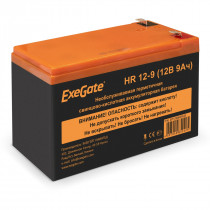 Аккумуляторная батарея EXEGATE ёмкость 9 Ач, напряжение 12 В, EG9-12 / EXG1290, клеммы F1 (универсальные) (EP129860RUS)