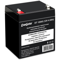 Аккумуляторная батарея EXEGATE ёмкость 4.5 Ач, напряжение 12 В, Special EXS1245, клеммы F2 (ES252439RUS)