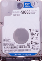 Жесткий диск WD 500 Гб, SATA-III, 5400 об/мин, кэш - 128 Мб, внутренний HDD, 2.5