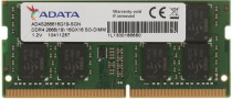 Память ADATA 16 Гб, DDR-4, 21300 Мб/с, CL19, 1.2 В, 2666MHz, SO-DIMM (AD4S266616G19-SGN)