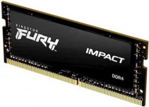 Память KINGSTON 16 Гб, DDR-4, 21300 Мб/с, CL15, 1.2 В, 2666MHz, Fury Impact, SO-DIMM (KF426S15IB1/16)