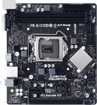 Материнская плата BIOSTAR Socket 1155, Intel H61, 2xDDR3, VGA, HDMI, mATX (H61MHV3)
