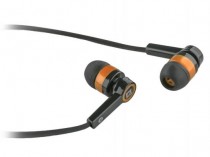 Гарнитура DEFENDER проводные наушники с микрофоном, затычки, динамические излучатели, mini jack 3.5 мм, 20-20000 Гц, импеданс: 32 Ом, Pulse-420 Black/Orange, оранжевый, чёрный (63420)