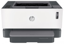 Принтер HP лазерный, черно-белая печать, A4, ЖК панель, сетевой Ethernet, AirPrint, Neverstop Laser 1000n (5HG74A)