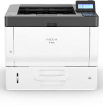 Принтер RICOH лазерный, светодиодная черно-белая печать, A4, двусторонняя печать, ЖК панель, сетевой Ethernet, AirPrint, P 502 (418495)