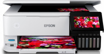 МФУ EPSON струйный, цветная печать, A4, двусторонняя печать, печать фотографий, кардридер, планшетный сканер, ЖК панель, сетевой Ethernet, Wi-Fi, L8160 (C11CJ20404)