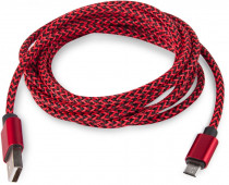Кабель ROMBICA Digital AB-04B Micro USB to USB cable, длина 2 м. Цвет красный. (CB-AB04R)