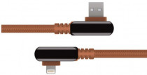 Кабель ROMBICA Digital Electron I, Lightning to USB, длина 1,2 м. Цвет коричневый. (IPQ-002)